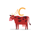 پیش‌نمایش فایل cow-3137575 از پک الفبای حیوانات