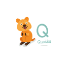 پیش‌نمایش فایل quokka-3137589 از پک الفبای حیوانات