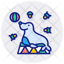 پیش‌نمایش فایل circus-seal-3487395 از پک عناصر سیرک