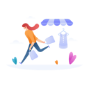 پیش‌نمایش فایل girl-in-hurry-for-shopping-sale-4040382 از پک فروش اینترنتی