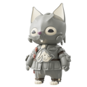 پیش‌نمایش فایل cat-in-kaiju-samurai-suit-10241434 از پک شخصیت‌های گربه‌های سوپر سامورایی