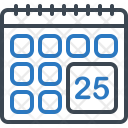 پیش‌نمایش فایل calendar-2868 از پک داده – خطی دو رنگ
