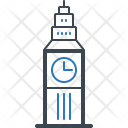پیش‌نمایش فایل big-ben-clock-8 از پک بنای شاخص – خطی دو رنگ
