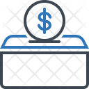 پیش‌نمایش فایل donation-box از پک بانکداری – خطی دو رنگ