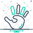 پیش‌نمایش فایل handprint-14269836 از پک بیومتریک