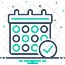 پیش‌نمایش فایل calendar-check-symbol-1755092 از پک استارتاپ و توسعه