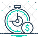 پیش‌نمایش فایل clock-with-dollar-sign-1755066 از پک استارتاپ و توسعه