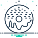 پیش‌نمایش فایل donut-1763326 از پک غذا