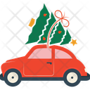 پیش‌نمایش فایل christmas-tree-car-16256519 از پک کریسمس مبارک