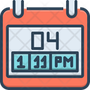 پیش‌نمایش فایل digital-calendar-2080803 از پک مجموعه متفرقه شماره ۳۰ – رنگی سایه‌دار