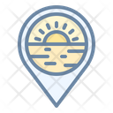 پیش‌نمایش فایل nearby-beach-1627240 از پک پین موقعیت (Outline پر)