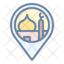 پیش‌نمایش فایل nearby-mosque-1627251 از پک پین موقعیت (Outline پر)