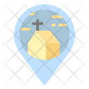 پیش‌نمایش فایل church-location-1960157 از پک پین موقعیت فلت