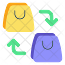 پیش‌نمایش فایل shopping-bag-exchange-9594010 از پک خرید و تجارت الکترونیک