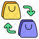 پیش‌نمایش فایل shopping-bag-exchange-9586476 از پک خرید و تجارت الکترونیک
