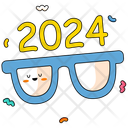 پیش‌نمایش فایل party-glasses-10188945 از پک استیکرهای سال نو