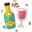 پیش‌نمایش فایل wine-bottle-10188935 از پک استیکرهای سال نو
