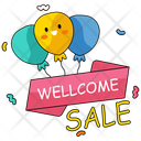 پیش‌نمایش فایل welcome-sale-10306016 از پک استیکر جمعه سیاه