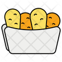 پیش‌نمایش فایل nuggets-10347599 از پک فست فود و سبزیجات