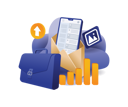 پیش‌نمایش فایل bag-with-business-company-analysis-data-9584990 از پک فناوری کسب‌وکار