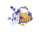 پیش‌نمایش فایل business-lunching-with-digital-marketing-email-9585006 از پک فناوری کسب‌وکار