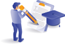 پیش‌نمایش فایل graduate-student-is-writing-exam-10420343 از پک آموزش کسب‌وکار و فناوری