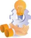 پیش‌نمایش فایل holding-creative-idea-10420325 از پک آموزش کسب‌وکار و فناوری