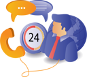 پیش‌نمایش فایل 24-hour-customer-care-service-10420202 از پک آموزش کسب‌وکار و فناوری