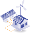 پیش‌نمایش فایل solar-energy-and-wind-energy-is-used-in-houses-10410302 از پک آموزش کسب‌وکار و فناوری