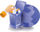 پیش‌نمایش فایل throw-garbage-in-dustbin-10410309 از پک آموزش کسب‌وکار و فناوری