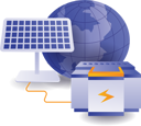 پیش‌نمایش فایل eco-green-battery-network-storing-solar-panel-energy-10410146 از پک فناوری کسب‌وکار