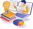 پیش‌نمایش فایل teacher-teaching-online-school-10410155 از پک فناوری کسب‌وکار