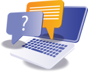 پیش‌نمایش فایل chatting-with-a-laptop-for-online-social-media-10410209 از پک آموزش کسب‌وکار و فناوری