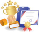 پیش‌نمایش فایل getting-a-trophy-online-for-school-education-10410211 از پک آموزش کسب‌وکار و فناوری