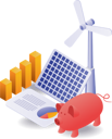 پیش‌نمایش فایل saving-solar-panel-energy-investment-business-10410213 از پک آموزش کسب‌وکار و فناوری