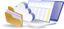 پیش‌نمایش فایل cloud-server-data-10461226 از پک فناوری کسب‌وکار