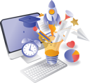 پیش‌نمایش فایل online-back-to-school-10461145 از پک فناوری کسب‌وکار
