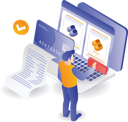 پیش‌نمایش فایل man-shopping-online-10461361 از پک فناوری کسب‌وکار