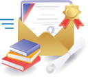 پیش‌نمایش فایل online-education-certificate-10461363 از پک فناوری کسب‌وکار