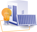 پیش‌نمایش فایل battery-storage-electric-light-bulb-solar-panel-energy-10468137 از پک فناوری کسب‌وکار