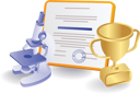 پیش‌نمایش فایل certificate-of-school-laboratory-practice-results-10468129 از پک فناوری کسب‌وکار