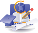 پیش‌نمایش فایل global-education-makes-student-brighter-10468335 از پک مفهوم آموزش، کسب‌وکار و فناوری