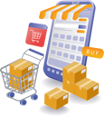پیش‌نمایش فایل online-shopping-10468321 از پک مفهوم آموزش، کسب‌وکار و فناوری