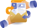 پیش‌نمایش فایل send-and-receive-email-data-10468354 از پک مفهوم آموزش، کسب‌وکار و فناوری