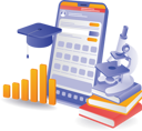 پیش‌نمایش فایل online-education-gives-good-results-10468394 از پک مفهوم آموزش، کسب‌وکار و فناوری