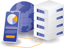 پیش‌نمایش فایل server-management-through-mobile-10468359 از پک مفهوم آموزش، کسب‌وکار و فناوری
