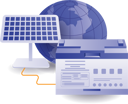 پیش‌نمایش فایل solar-energy-is-stored-in-generators-10468401 از پک مفهوم آموزش، کسب‌وکار و فناوری