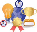 پیش‌نمایش فایل student-receives-trophy-at-international-level-10468374 از پک مفهوم آموزش، کسب‌وکار و فناوری