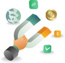 پیش‌نمایش فایل business-developer-network-magnet-12272569 از پک فناوری و کسب‌وکار