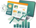پیش‌نمایش فایل a-business-card-placed-next-to-a-laptop-with-a-graph-on-the-screen-12272253 از پک فناوری کسب‌وکار